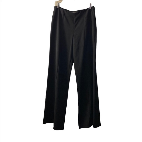 LILLIC RUBIN Vintage Silk Pant In Black size 8 - Picture 3 of 6